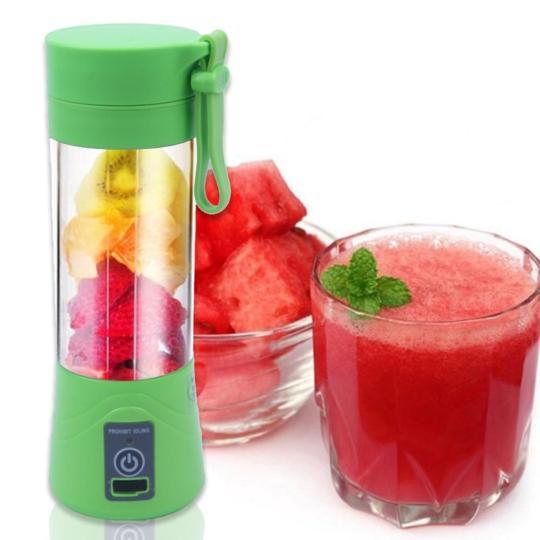 Mini Liquidificador Mixer Juice Garrafa Portátil USB Recarregável