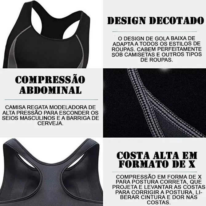 Regata Sauna Masculina  com Zíper