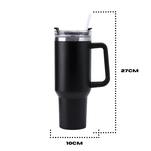 Copo Térmico Grande 1200 Ml Canudo (LEVE 2 PAGUE 1)