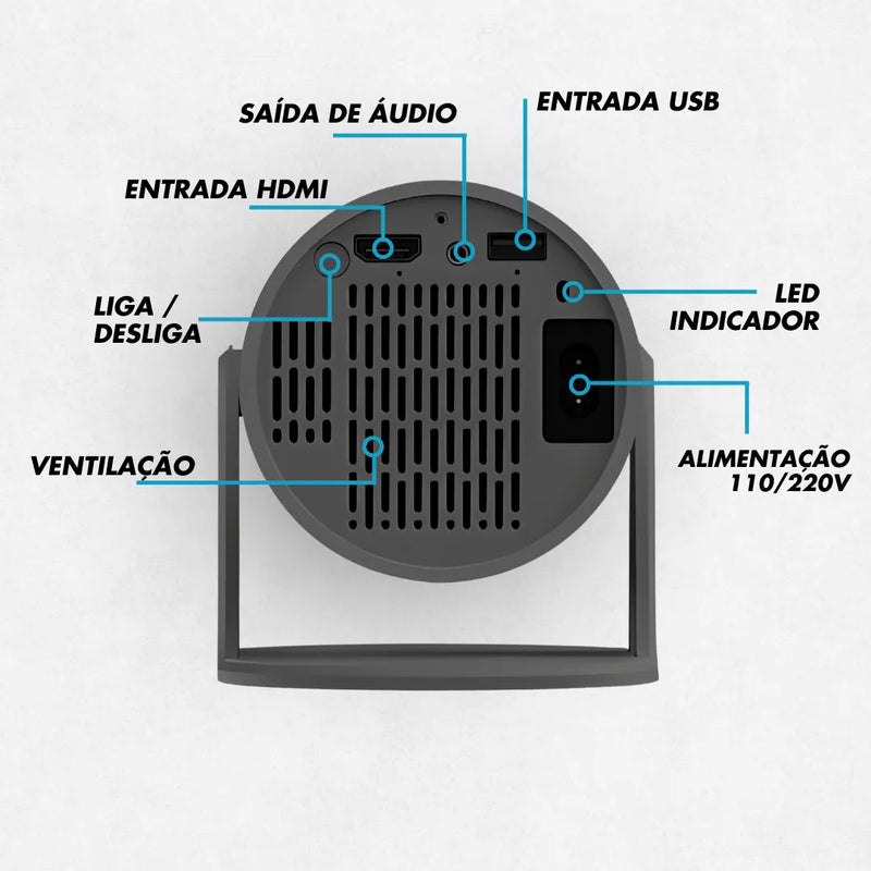 Projetor Hy300 Pro Portátil 4K