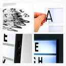 Caixa Luminária Mensagem Decorativa