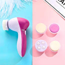 Escova Facial Elétrica 5 em 1 Esfoliante e Massageador