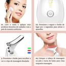Massageador Facial Elétrico Led Lift