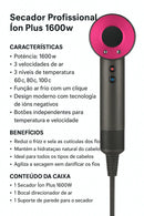 Secador Profissional Íon Plus